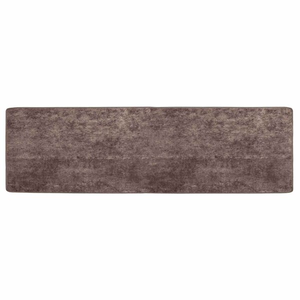 vidaXL Coureur de Tapis MARSA Gris 50 x 150 cm Polyester et PVC