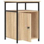 vidaXL Tables de chevet 2Pièces chêne sonoma 40x42x60cm bois d'ingénierie