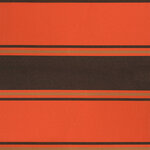 vidaXL Auvent rétractable orange et marron 3 5x2 5m tissu et aluminium