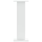 vidaXL Supports pour plantes 2 Pièces blanc 30x30x80 cm bois d'ingénierie