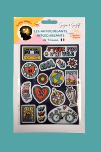 Stickers autocollants réfléchissants Pop