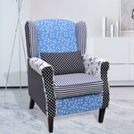 vidaXL Fauteuil avec design de patchwork Tissu