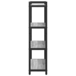 vidaXL Bibliothèque Sonoma gris 80 x 30 x 118 cm Bois d'ingénierie