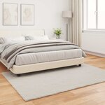 vidaXL Tapis en Fourrure Synthétique de Lapin Olite Beige 160 x 230 cm