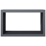 vidaXL Portant de bois de chauffage anthracite 100x40x60 cm acier