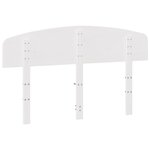 vidaXL Tête de lit blanc 160 cm bois massif de pin