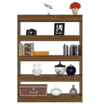 vidaXL Bibliothèque/Séparateur de pièce chêne marron 100x30x135 cm