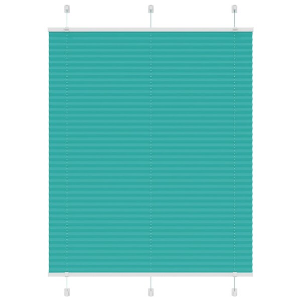 vidaXL Store plissé vert pétrole 105x150cm largeur du tissu 104 4cm