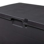 vidaXL Boîte de Rangement de Jardin Anthracite 77.5 x 54.5 x 53 cm