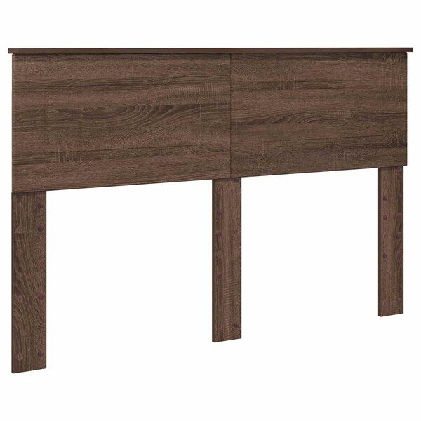 vidaXL Tête de lit Chêne brun 150 cm Bois d'ingénierie