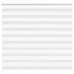 vidaXL Store zèbre blanc 155x100 cm largeur du tissu 150 9cm polyester