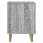 vidaXL Cabinet de chevet Sonoma gris 43 x 34 5 x 50 cm