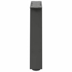 vidaXL Pieds de table basse en forme de A 2 pièces Anthracite 30 x (30-31) cm Acier