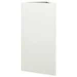 vidaXL Jardinières 2 Pièces blanc triangulaire 40x34 5x70 cm acier