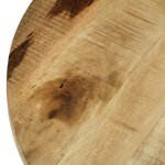 vidaXL Table basse Bois massif de manguier brut 65x32 cm