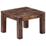 vidaXL Table basse 50x50x35 cm Bois de manguier massif