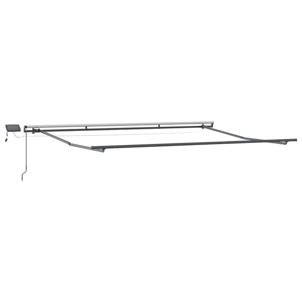 vidaXL Auvent avec Anthracite 4 × 3 m Métal