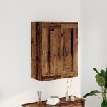 vidaXL Armoire murale vieux bois 69 5x34x90 cm bois d'ingénierie
