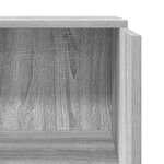 vidaXL Bureau de réception sonoma gris 55x50x103 5 cm bois ingénierie