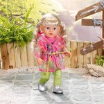 Zapf Creation 828328 - BABY Born Ensemble de pluie Arc-en-ciel luxueux et branché pour poupée de 43 cm