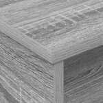 vidaXL Table de chevet Gris Sonoma 40 x 31 x 15 cm Bois d'ingénierie
