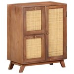 vidaXL Buffet 60x35x75 cm Bois de manguier massif