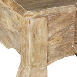 vidaXL Table console Bois de manguier massif 120 x 50 x 80 cm