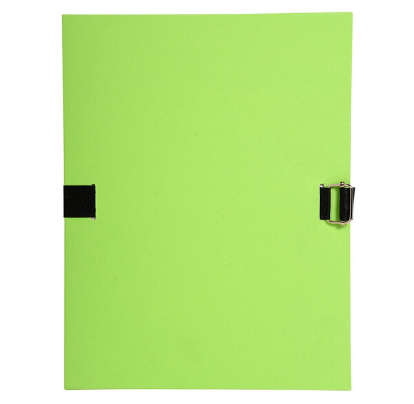 Chemise extensible fibres papier 100% recyclées coloris vert EXACOMPTA