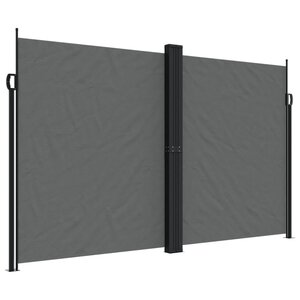 vidaXL Auvent latéral rétractable Anthracite 200x1200 cm