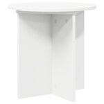 vidaXL Support de Plante 2 pièces Blanc Ø40 x 40 cm Bois d'ingénierie