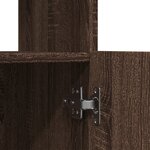 vidaXL Buffet haut 63x33x180 cm chêne marron bois d'ingénierie