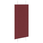vidaXL Store plissé rouge bordeaux 65x100 cm largeur du tissu 64 4 cm