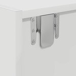 vidaXL Meuble TV Blanc 100 x 31 x 25.5 cm Bois d'ingénierie