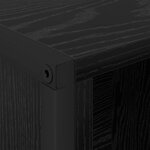 vidaXL Bibliothèque 2 Pièces Chêne noir 99 5 x 30 x 108 cm
