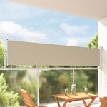 vidaXL Auvent latéral 80 x 300 cm 100  polyester fer acier