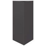 vidaXL Jardinière noir triangulaire 40x34 5x70 cm acier
