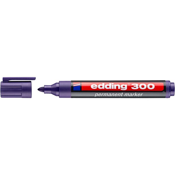 Marqueur Permanent 300 Violet Pointe Ronde 1 5-3 mm EDDING