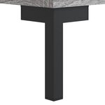 vidaXL Buffet Sonoma gris 34 5x34x90 cm Bois d'ingénierie
