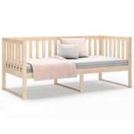 vidaXL Lit de jour sans matelas 100x200 cm bois de pin massif