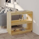 vidaXL Bibliothèque 80x35x71 cm bois de pin massif
