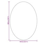 vidaXL Tapis HUARTE Anthracite 140 x 200 cm Polyester