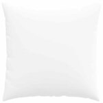 vidaXL Coussins de canapé 2 Pièces Blanc 60 x 60 cm tissu