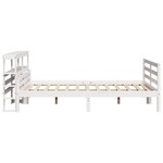 vidaXL Cadre de lit avec tête de lit sans matelas 160x200 cm