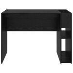 vidaXL Bureau Chêne noir 109 x 50 x 78 cm Bois d'ingénierie