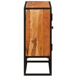 vidaXL Buffet Beta Naturel 70 x 30 x 75 cm Bois d'Acacia Massif