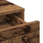 vidaXL Table de Toilette avec tiroir Bois ancien 100 x 41 x 140 cm