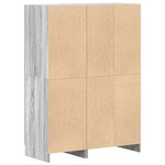 vidaXL Ensemble d'armoires de cuisine 2Pièces sonoma gris bois ingénierie