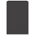 vidaXL Jardinière noir 52x48x75 cm acier