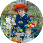 Monnaie TWO SISTERS on the Terrace Renoir Micropuzzle Treasures 3 Oz Argent 20$ Palau 2020