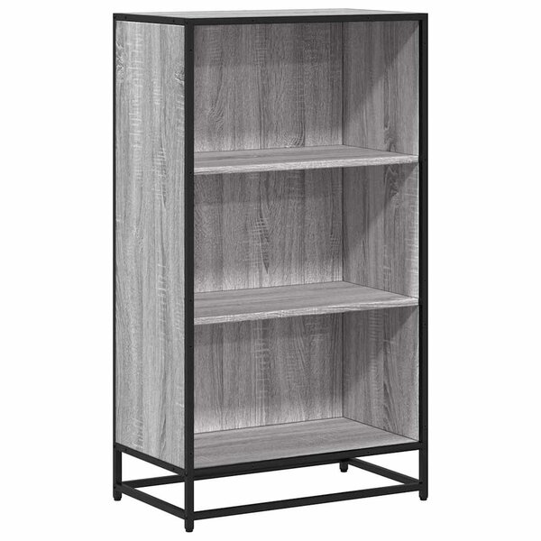 vidaXL Bibliothèque sonoma gris 60x35x107 5 cm bois d'ingénierie